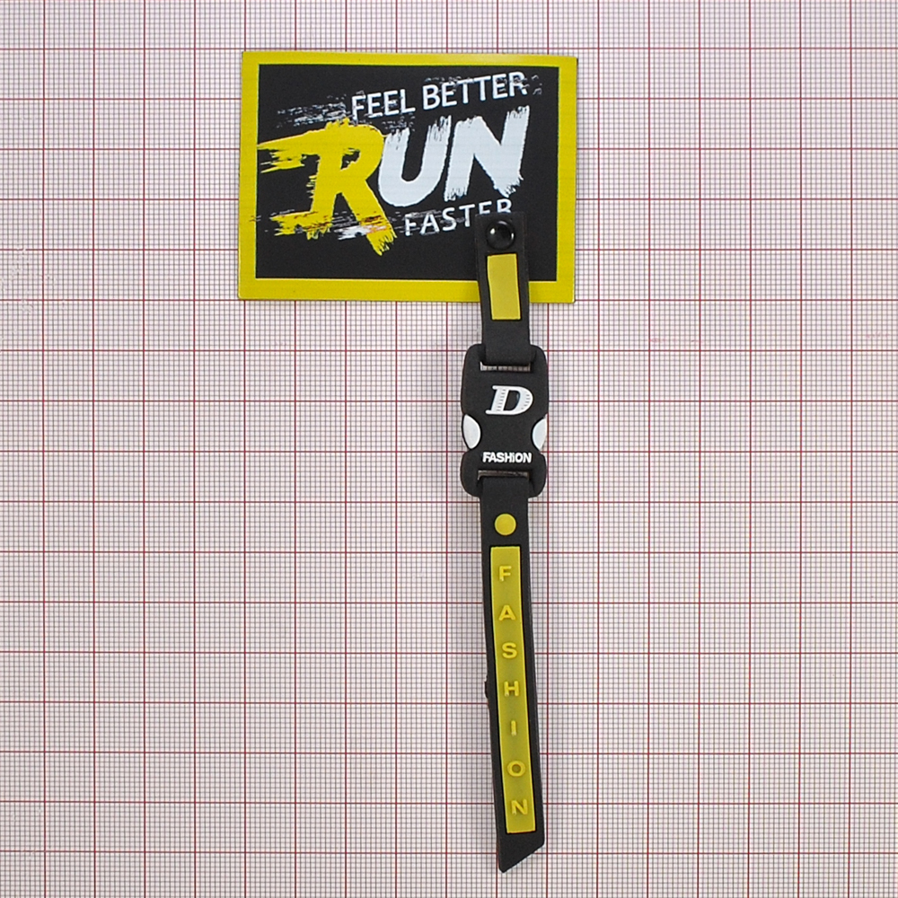 Лейба силиконовая c подвеской RUN, 7*5см, черный, белый, желтый, красный, шт. Лейба Силикон