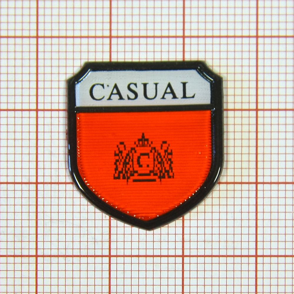 Лейба гологр. Casual 21*27мм красный  шт. Лейба Голограмма