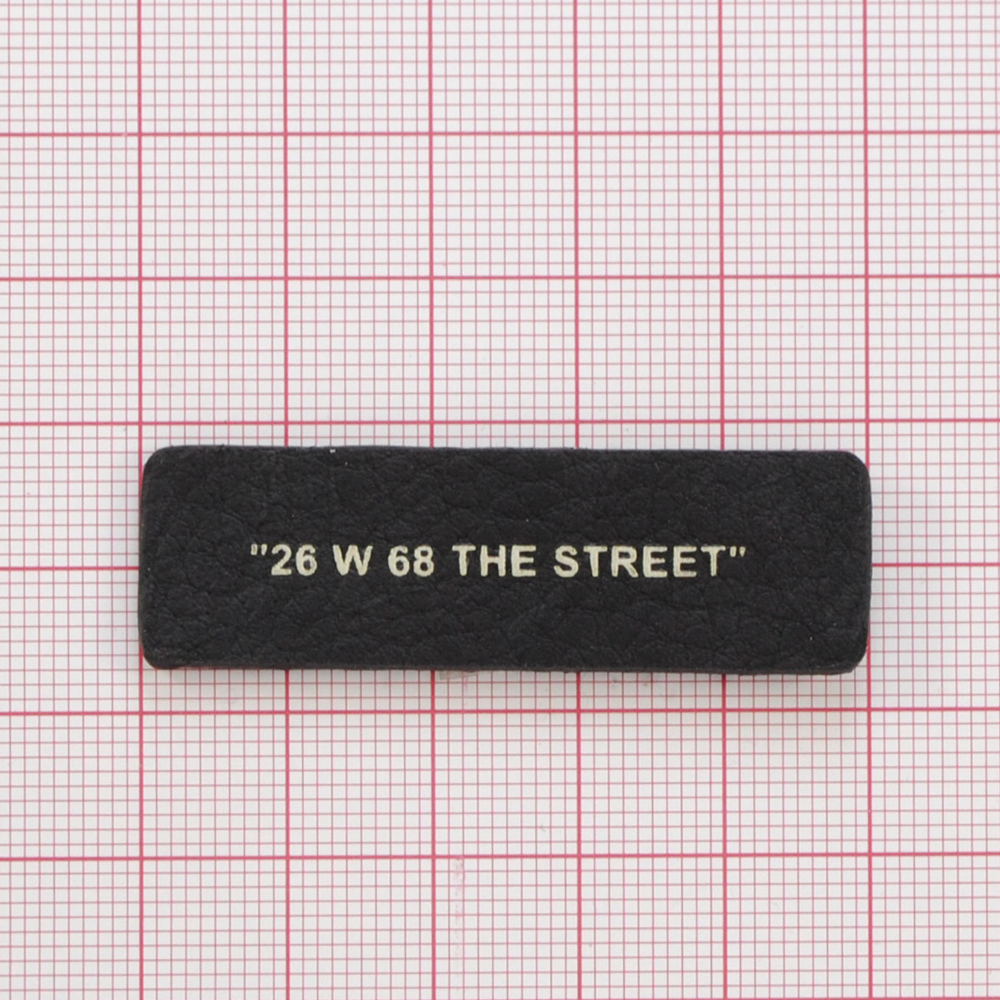 Лейба кожзам 28 W 68 The street, 5*1,5см, черный, бежевый, шт. Лейба Кожзам