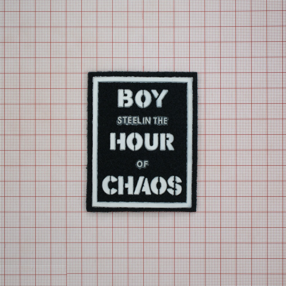 Лейба войлок и резина BOY прямоугольный 7*9см черный, белый, шт. Лейба Войлок, Ворс