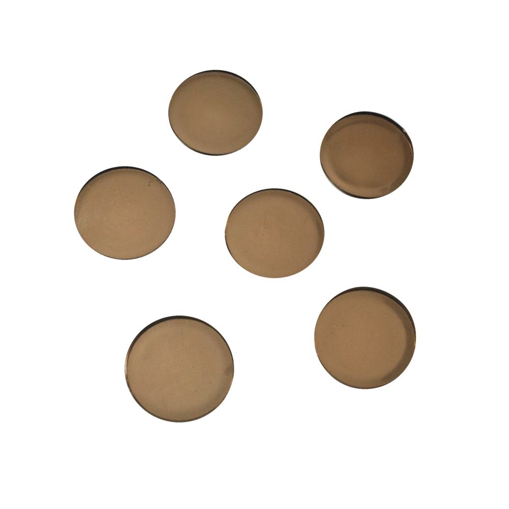 Стразы стеклянные на клей круг (28мм) янтарные, 1тыс.шт. Стразы на клей