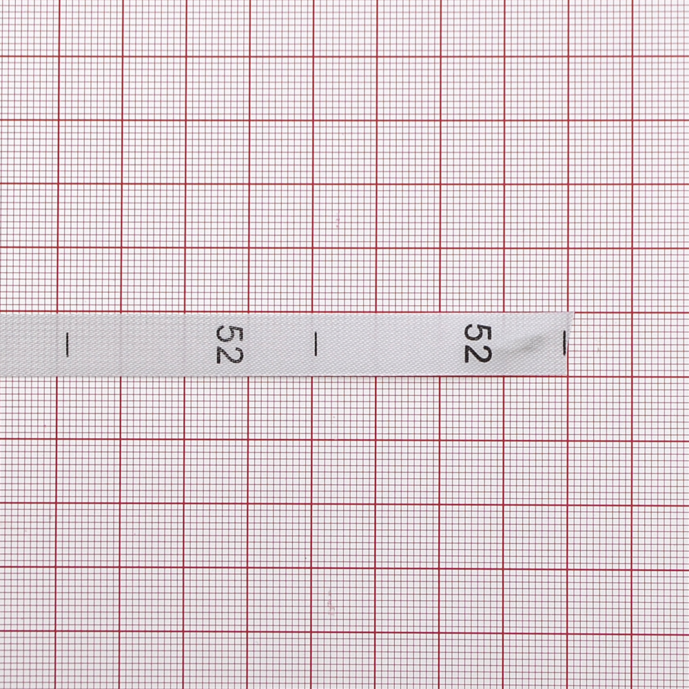 Размерник нейлон белый  52 /1250шт/, 50м. Размерник накатанный нейлон