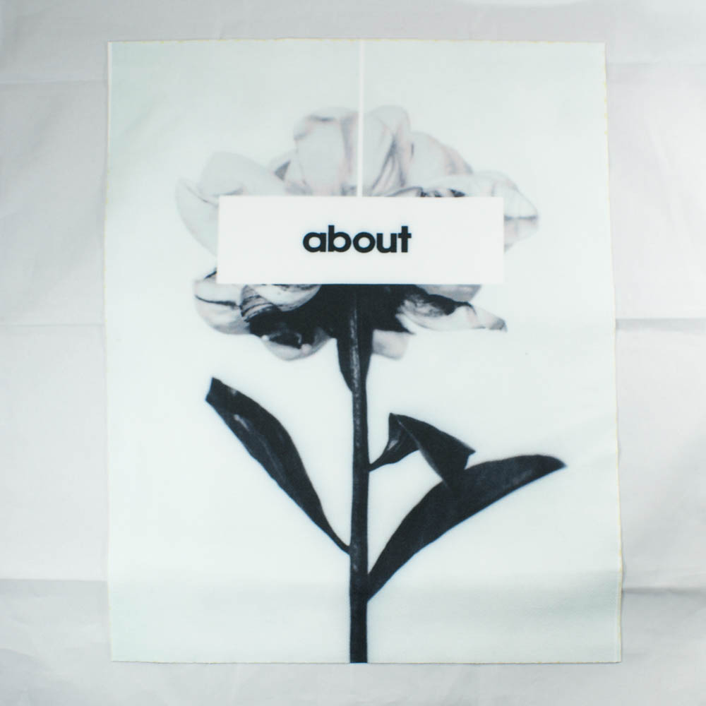 Аппликация пришивная аbout, 31*26  см, цветок, белый фон, шт. Аппликации Пришивные Постер