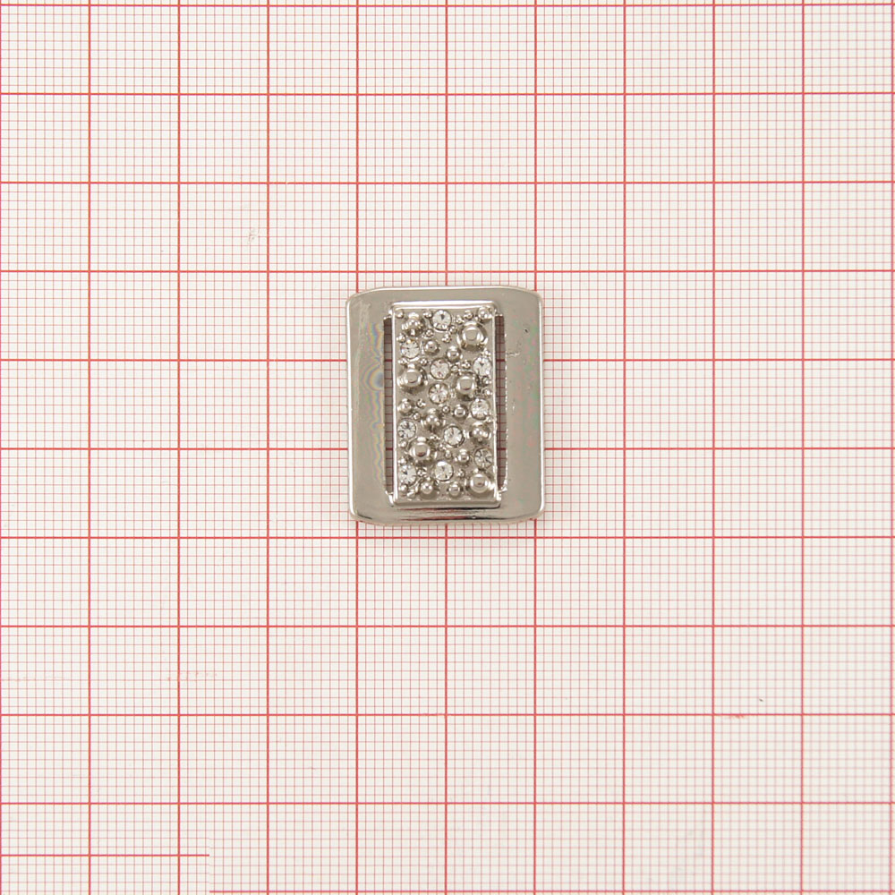 Краб металл Кратеры 20567 21*27мм NIKEL, шт. Крабы Металл Геометрия Декор