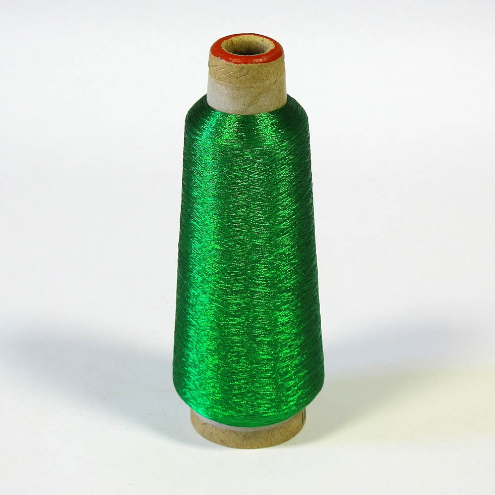 Нитка люрекс S-17 зеленая /100г/ . Нитка Люрекс