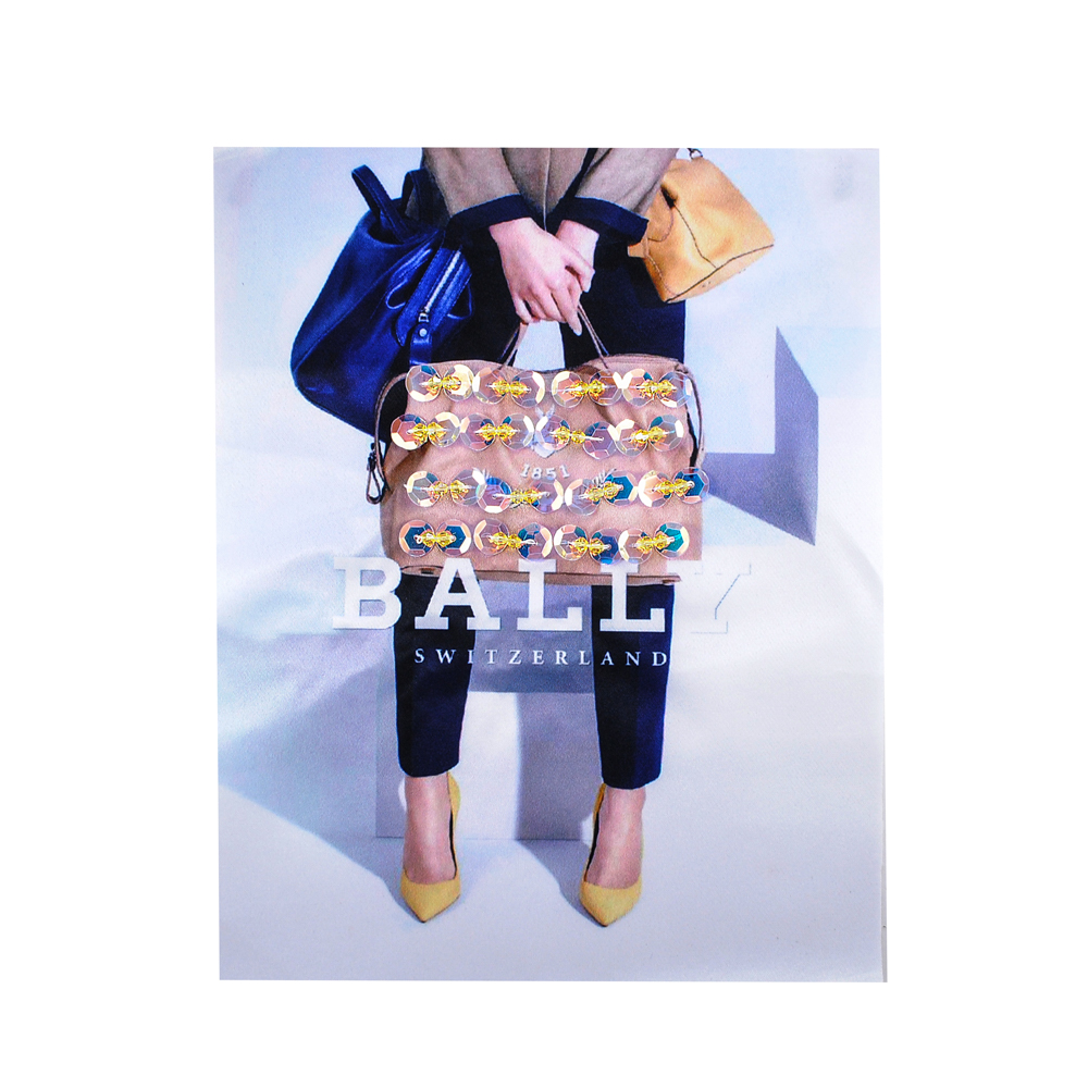 Аппликация пришивная Дама с сумками BALL, 20*25см, белый, черный, желтый, синий, шт. Аппликации Пришивные Постер