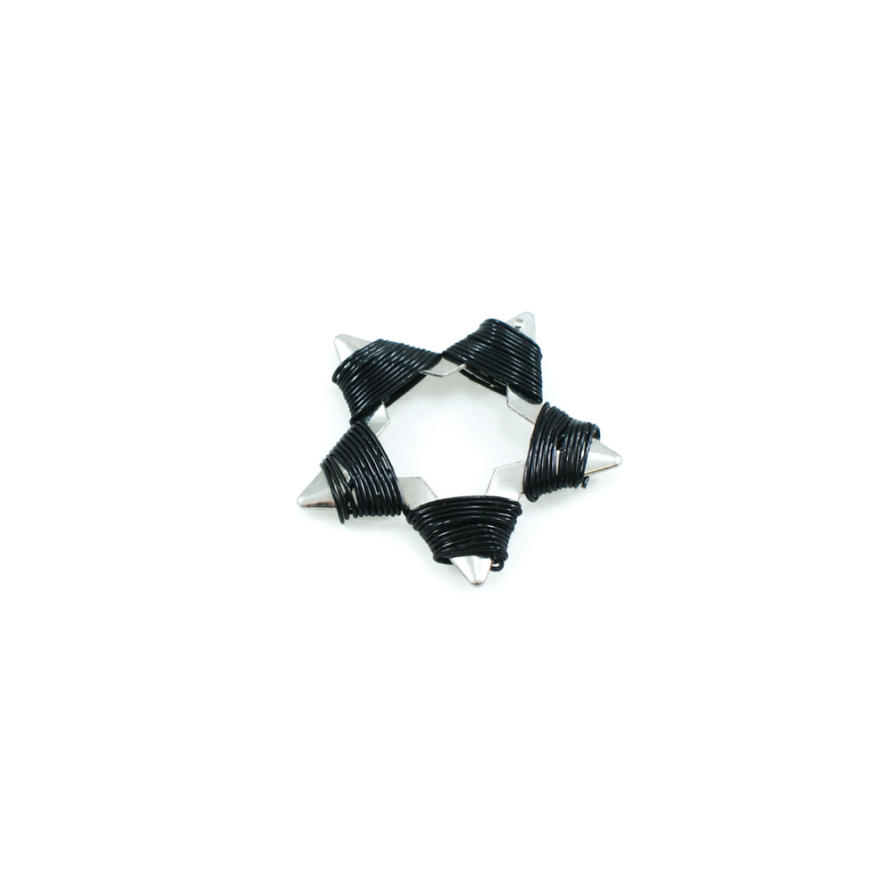 Подвеска провол. Звезда, черная, шт. Подвески