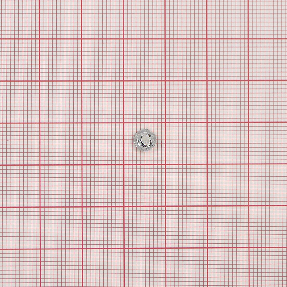 Стразы стеклянные клеевые SS-30 6мм, белые 5,76тыс.шт., уп. Стразы стекло до 1000-50 гросс