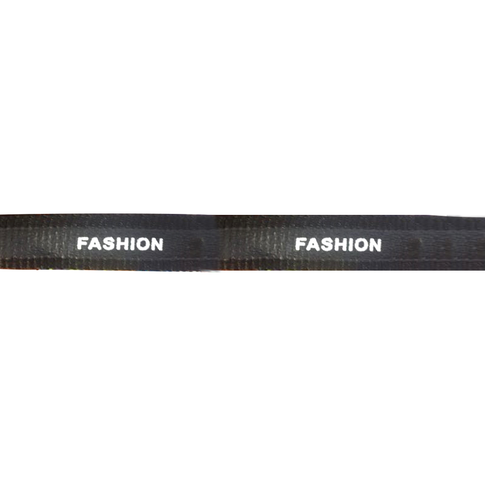 Тесьма FASHION 1см черный и белый, 50ярд. Тесьма