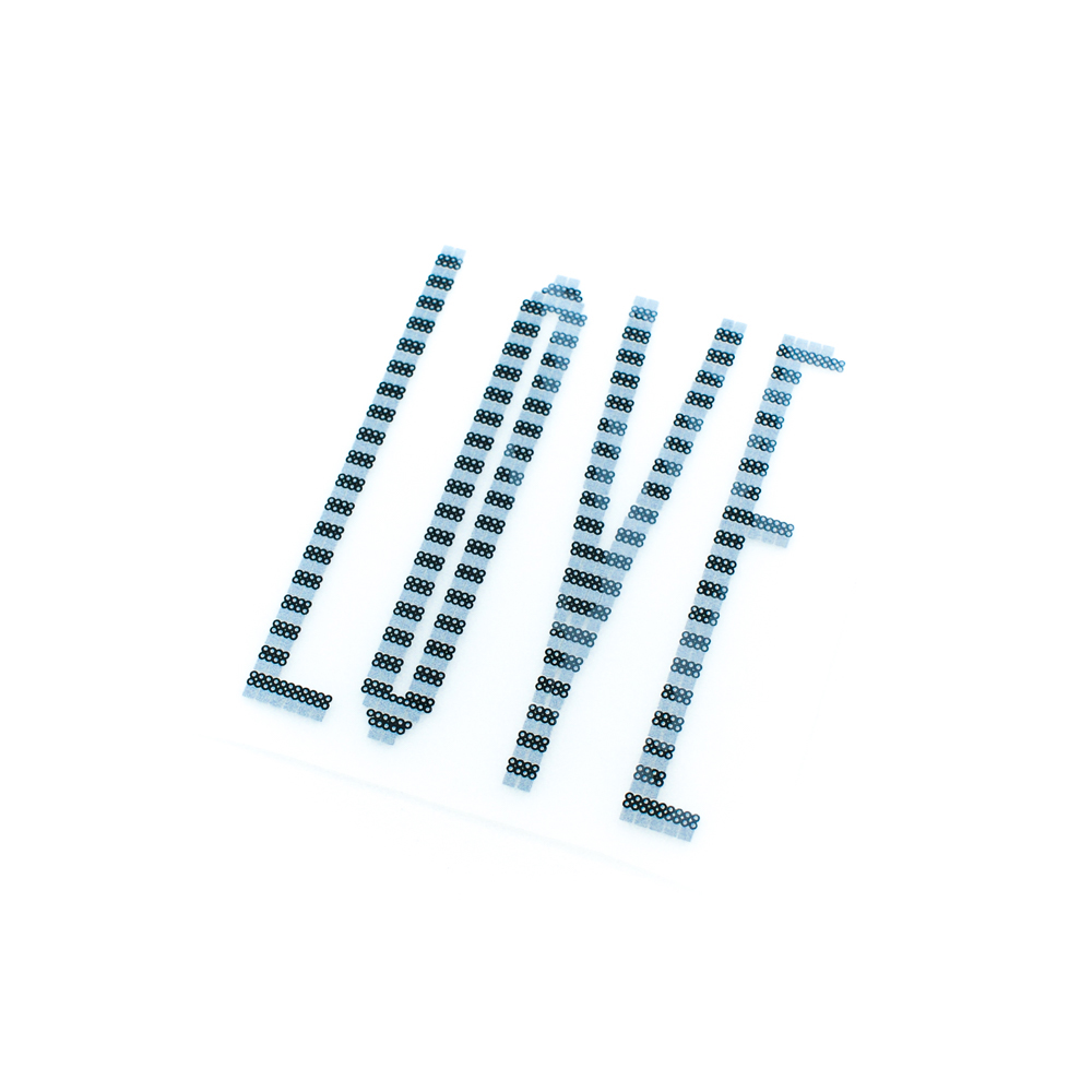 Аппликация клеевая пайетки LOVE 8,5*7см черный, белый пайетки, шт. Аппликации клеевые Пайетки