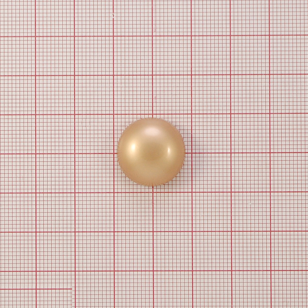 Пуговица металлическая круглая шарик 18мм, матовое золото, шт. Пуговица Металл