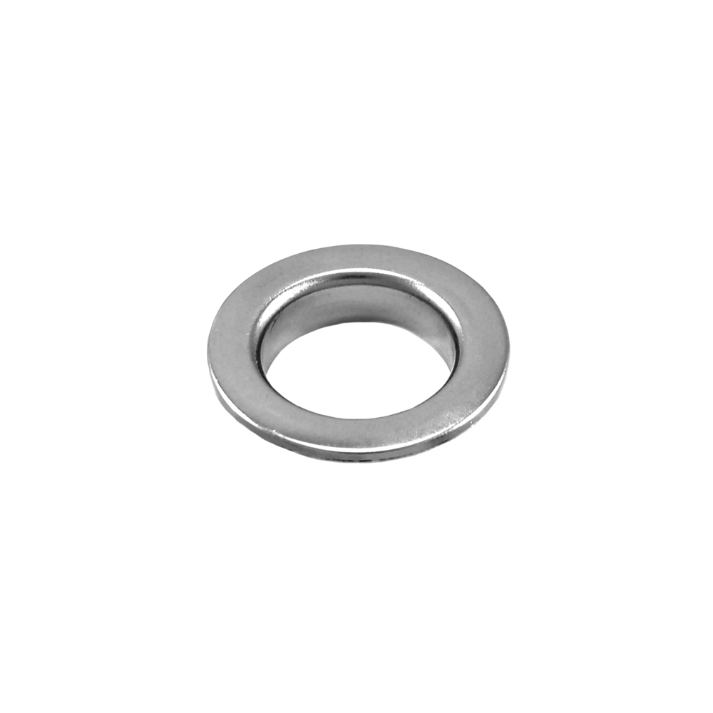 Люверс металл 21,5*35мм сталь, nickel, 1т.шт.. Блочка / Люверс