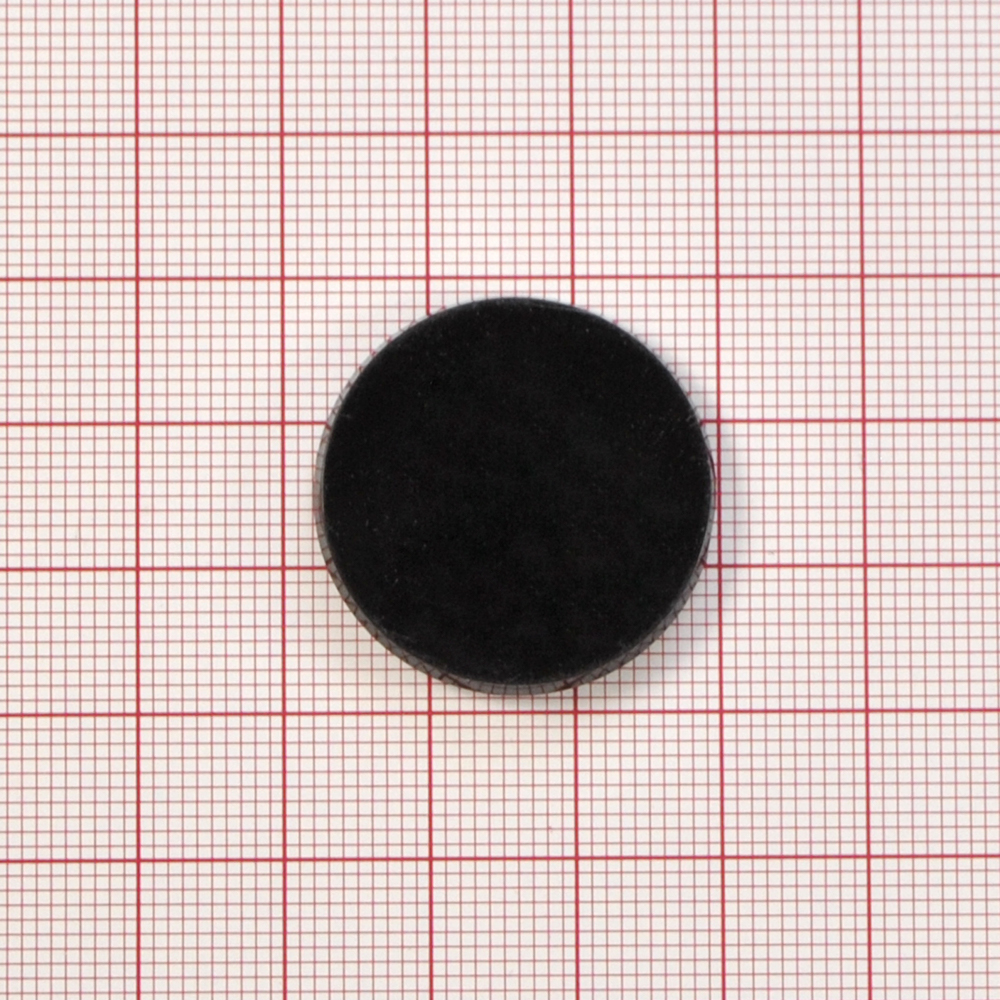 Стразы стеклянные на клей круг (28мм) черные, 1тыс.шт. Стразы на клей