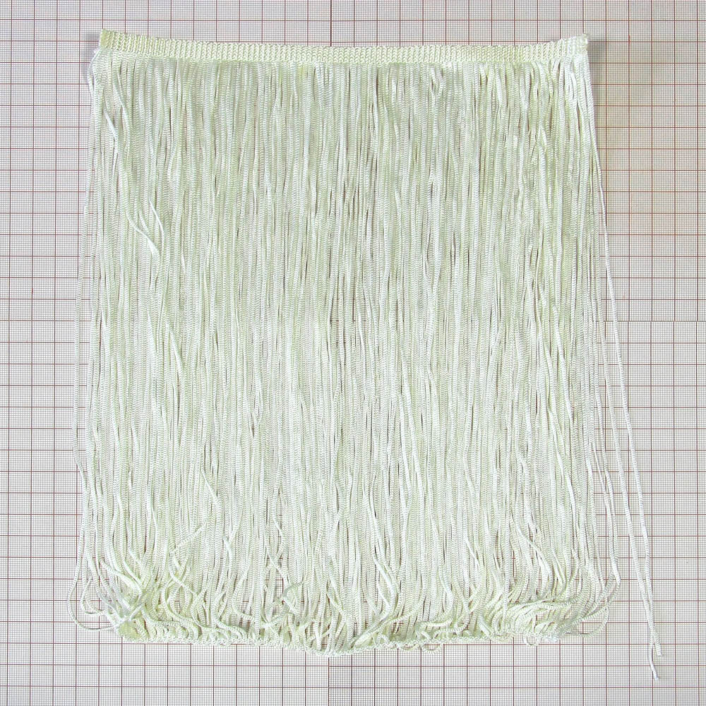 Бахрома нейлон 30см крем (ivory)  м. Бахрома