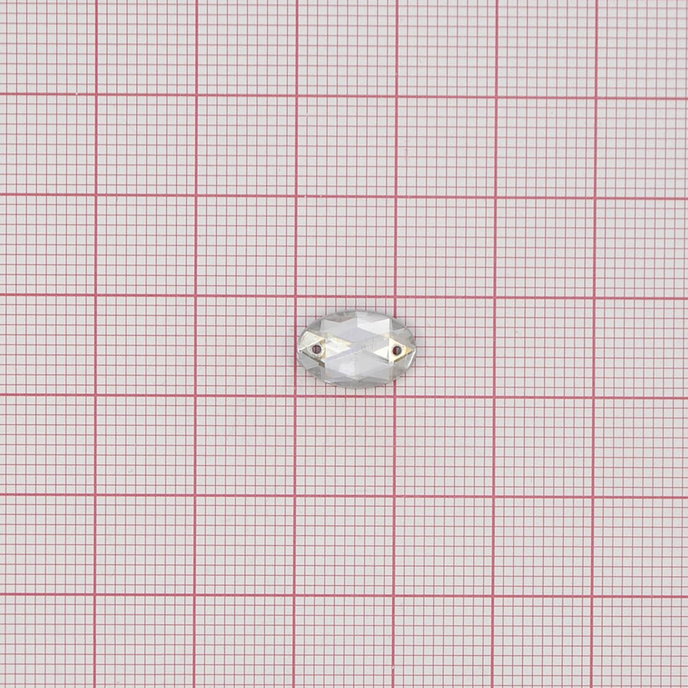 Стразы Д пришивн. овал 8*12мм бел.хамелеон 38AB, 1тыс.шт. Стразы пришивные