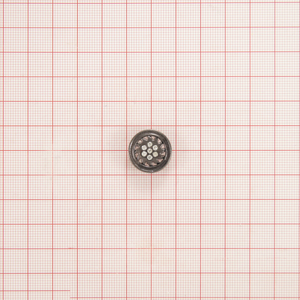 Пуговица AD-10-28 BN 17мм. Пуговица металлическая