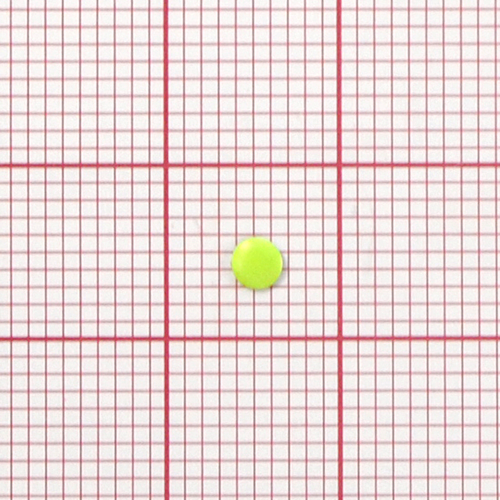 Стразы неон клеев. круг 3мм желтый (acid yellow) 72тыс.шт; уп. Стразы клеевые флуоресцентные