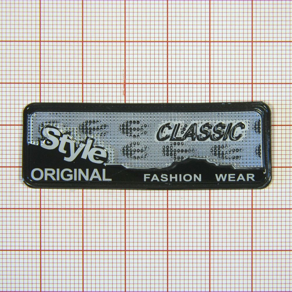Лейба гологр. Classic Style 58*22мм прямоуг. шт. Лейба Голограмма