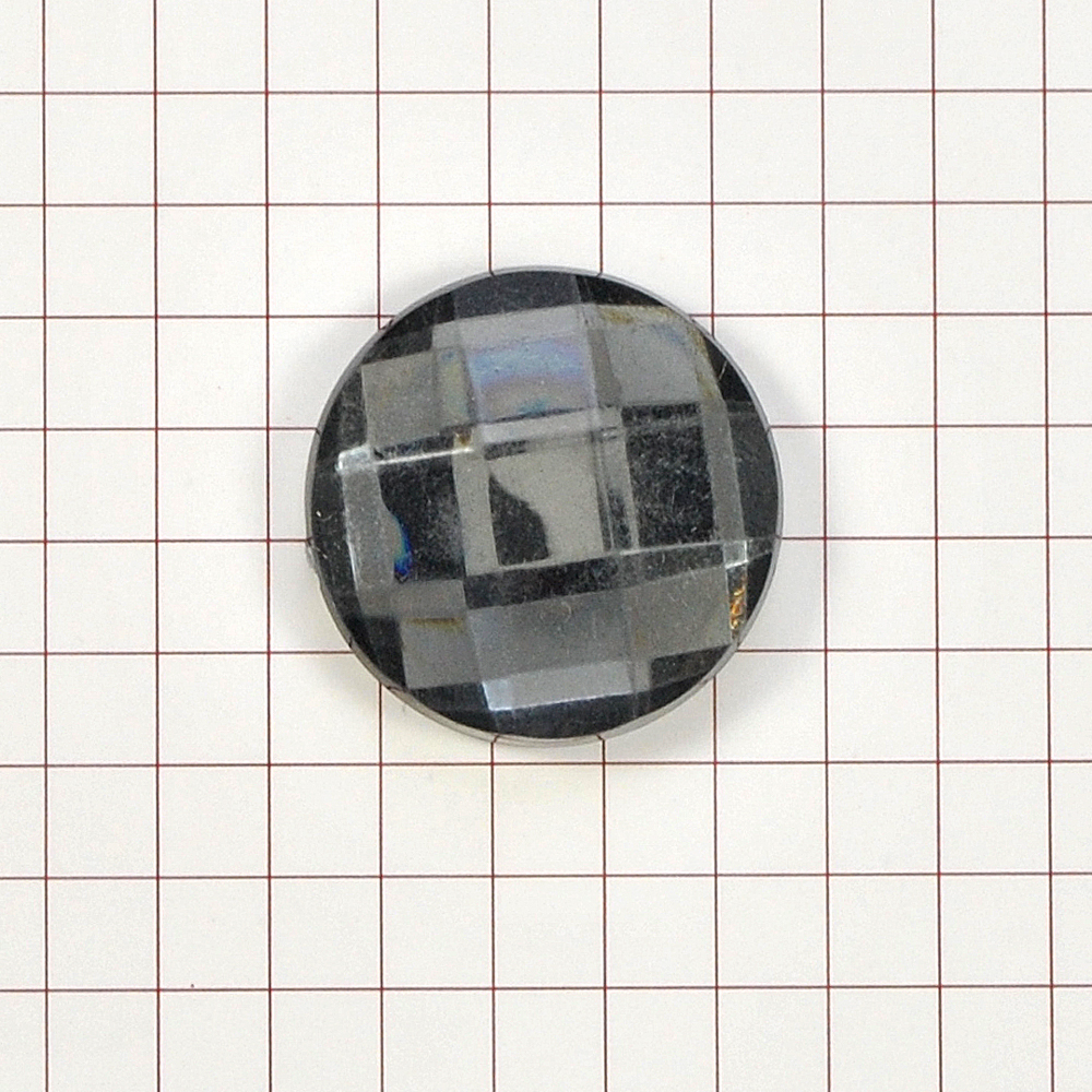 Стразы Д на клей, круг 22мм серый 6, 1тыс.шт. Стразы на клей