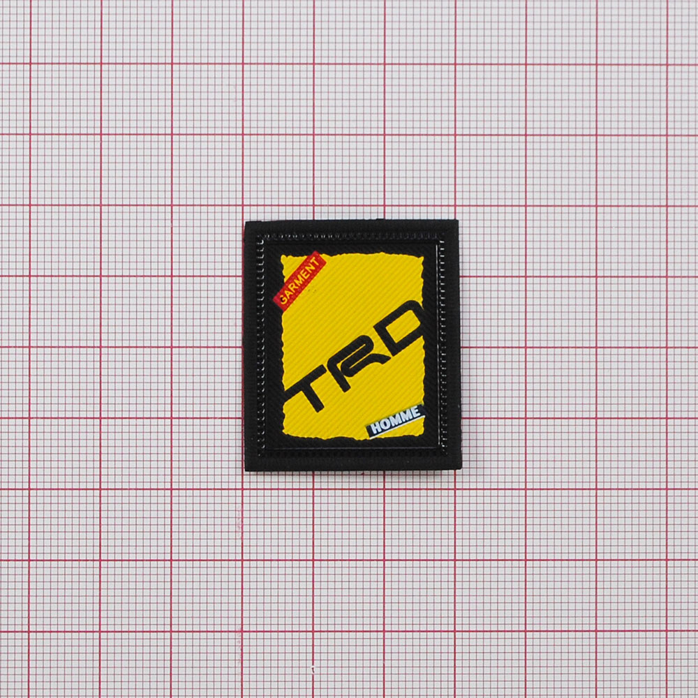 Лейба резиновая TRD, 3*3.5см, черный, желтый, красный, синий, шт. Лейба Резина